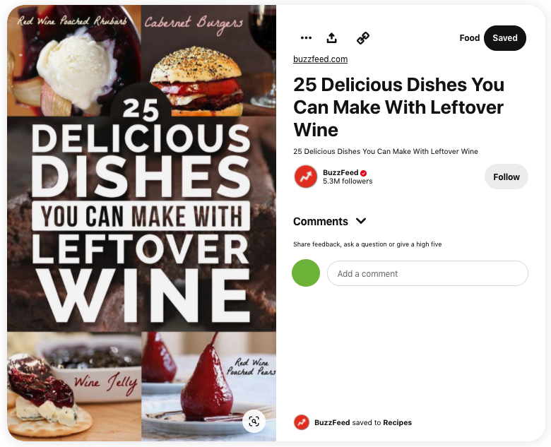 social media content wine recipe
